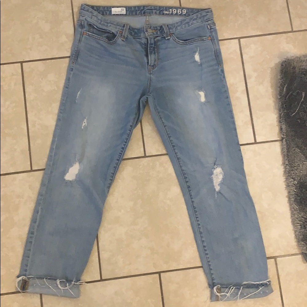 Gap distressed jeans